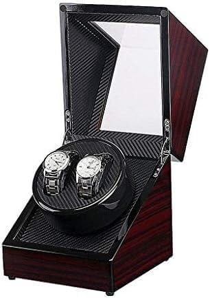 Mechanical Watch Shaker Automatic Wooden Winder with Motors, AC Or Battery Powered,Storages Boxes