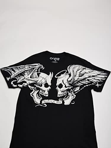 Liquid Blue Men's Plus-Size Good and Evil T-Shirt3