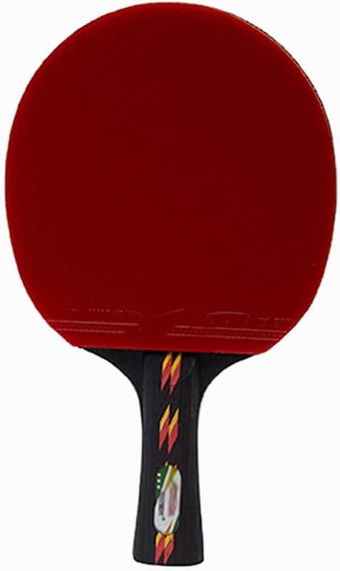 Professional Ping Pong Paddle with Carrying Case, Table Tennis Racket with 5-Ply Wood Blade, Table Tennis Paddle for Beginners(Size:Long Handle)