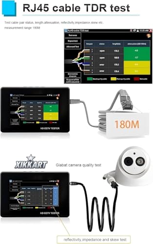 Image of 5-in-1 CCTV Tester 4 inch Touch Screen | Supports 4K IP, AHD, TVI, CVI, CVBS Cameras | Compatible with 720P /1080P /3MP /4MP /5MP | Security Camera Video Monitor & Testing Tool