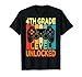 Hello 4th Grade Level Unlocked Video Game Back to School Boy T-Shirt