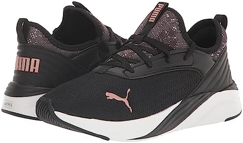 PUMA Women's SOFTRIDE RUBY LUXE Sneaker, Puma Black-Pristine, 10 | Image 7