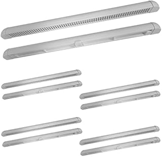 GB DIY Store 5 x uPVC Window Trickle Slot Vent White 300mm White - Reduces Condensation, Damp & Steam (5 Pack)