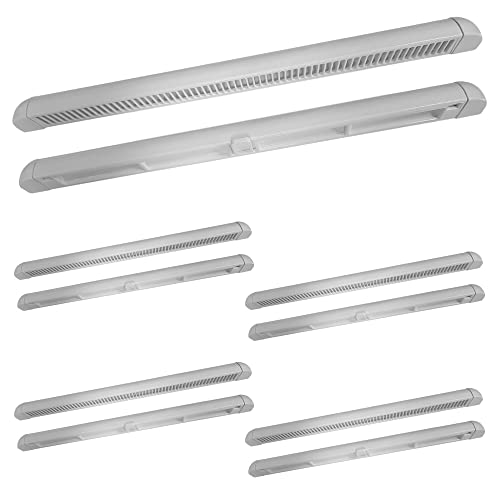 GB DIY Store 5 x uPVC Window Trickle Slot Vent White 400mm White - Reduces Condensation Damp & Steam (5 Pack)