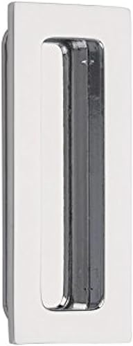 Emtek, Moderno Rectangular, Tirador Enrasado, 1-34" x 4", Cromo Pulido