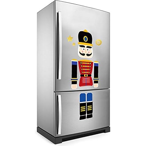 Juego de 10 Imanes de Refrigerador de Cascanueces Navidad Cover