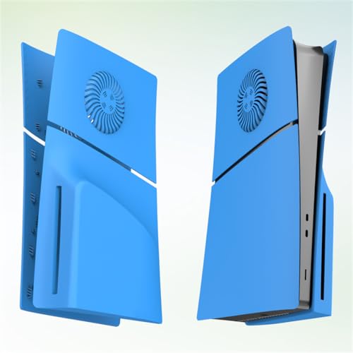 Coque PS5 Slim version disque bleu ciel pour console Sony