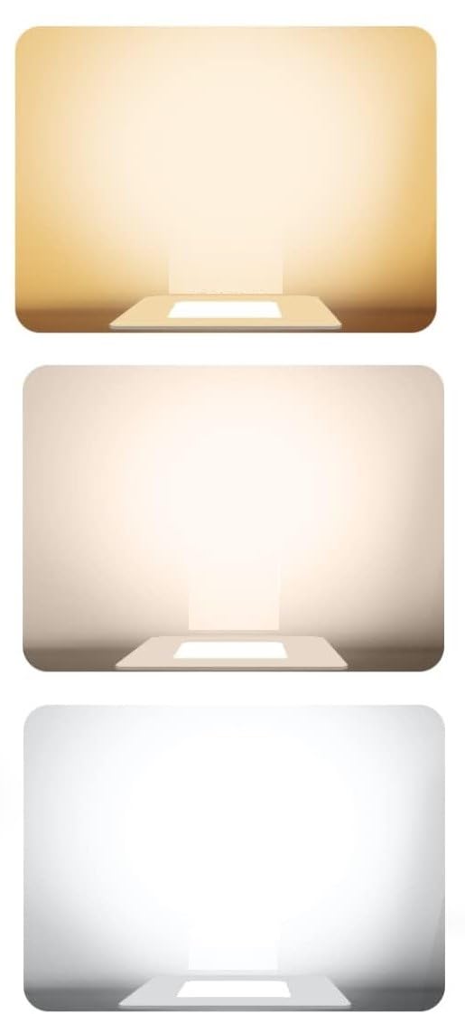 AntDau71 -3 x Recessed Square LED Spotlights Warm Light 3000K Integrated LED Ultra-thin Ceiling Lights Indoor Lighting Recessed Drywall (6 Watt (11.5 x 11.5 cm)) CW614-3-6W - Image 2