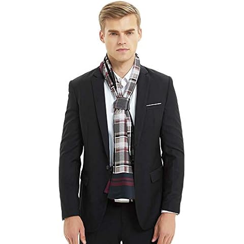 iEverest Bufanda de Seda Hombre Larga Cover