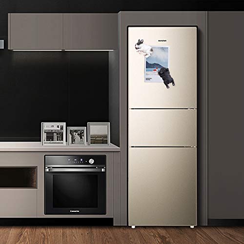 4 imanes decorativos de bulldog para refrigerador miniatura 7