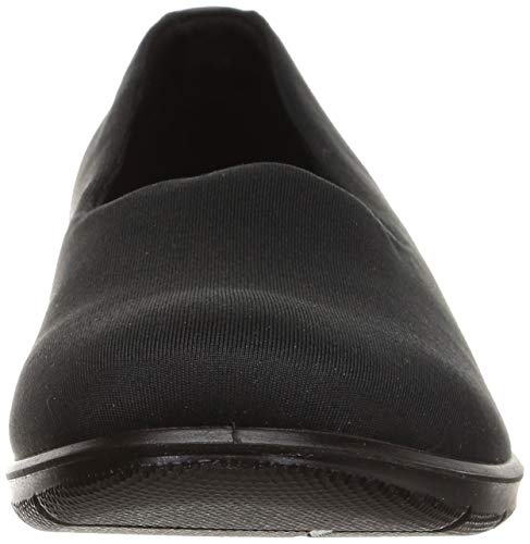 Ecco Womens Finola Stretch Slip On Loafer Flat, Black, 8-8.5 Us #TOP1