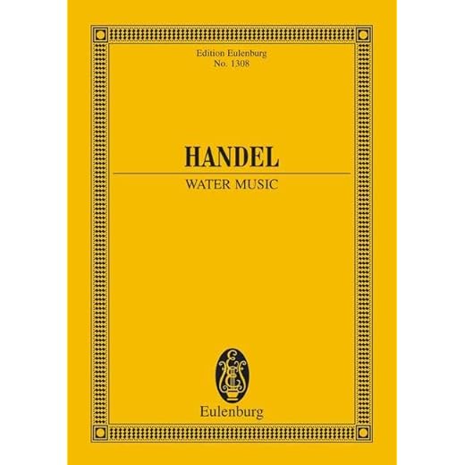 Water Music: orchestra. Partition d'étude.