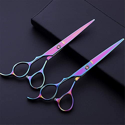 Ciseaux de coiffure gaucher en acier affûté pour coupe précise - 2