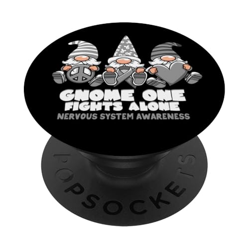Sensibilisation au système nerveux GNOME on se Bat Seul Wear PopSockets PopGrip Adhésif