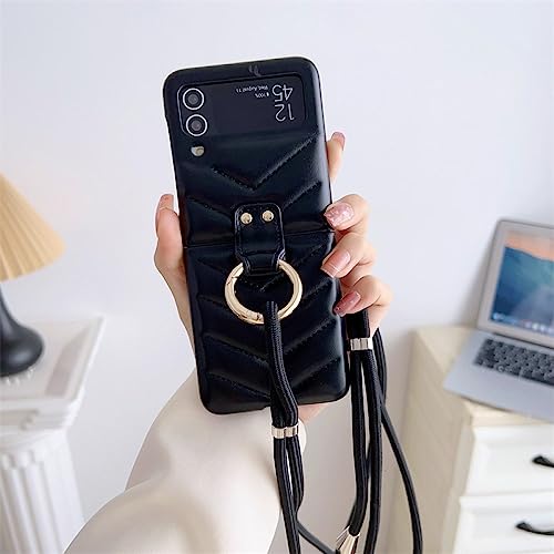 Coque Samsung Galaxy Z Flip 3 mignon étui chic avec anneau idée cadeau femme original