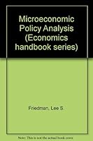 Microeconomic Policy Analysis (Economics handbook series) 0070224080 Book Cover