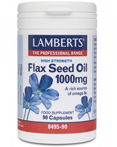 Lamberts Flax Seed Oil 1000mg QTY 90 Capsules