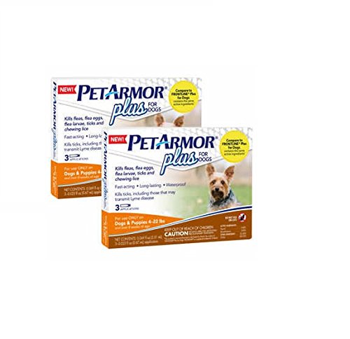 PETARMOR PLUS FOR DOGS & PUPPIES 4-22 LBS