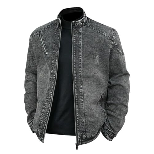 Veste en denim pour homme ajustée en coton pour ne plus sacrifier le style en hiver