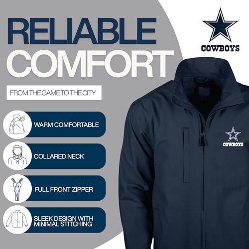 Image of Dunbrooke Men's NFL Journey Workwear Tri-Blend Full-Zip Jacket