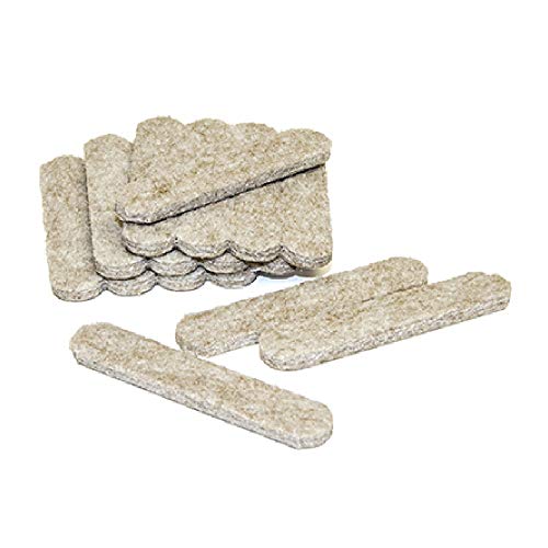 Image of Richelieu America 93108tv Heavy Duty Self Adhesive Felt Strips, 1 /2 inch X 2-5 /8 inch, Tan