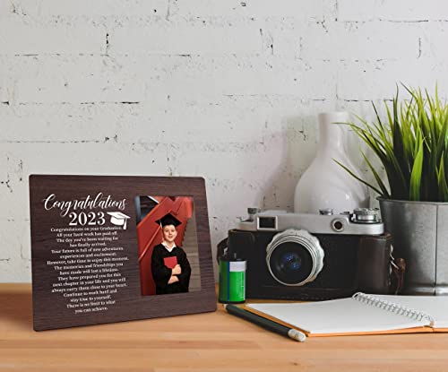 Motivational Graduation Gifts Picture Frame, Tabletop Picture Frame Plaque Gift, Rustic Style Wooden Tabletop Photo Frame For Graduate, Congratulations Gift, Graduating Gift, Gift For 2023 Grad #TOP4