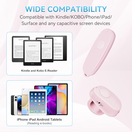 image for PPTSLID Finger Ring Page Turner for Kindle Paperwhite, Remote Control 