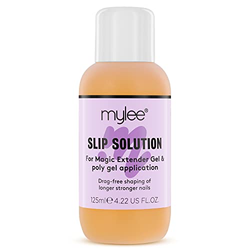 Mylee Slip Solution Polymer Gel 125ml - Construction Polymer Gel, Ongles et Extensions UV LED, Solution Liquide d'Alcool Isopropylique