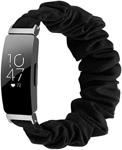 Miimall Compatible with Fitbit Inspire / Inspire 2 / Inspire HR Scrunchie,  Soft Stretchy Elastic Replacement Band Elastic Wristbands for Fitbit  Inspire 2 / Inspire HR - Large, Black: Amazon.de: Sports \u0026 Outdoors
