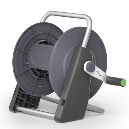 Garden Hose Reel Cart,Hose Holder Up to 50-60 Feet of 5/8