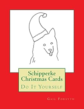 Paperback Schipperke Christmas Cards: Do It Yourself Book