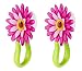 Produktbild VIGAR Flower Power Türhaken Badezimmer mit Saugnapf 2 Stück, Rosa, 8x5x12 cm, 2