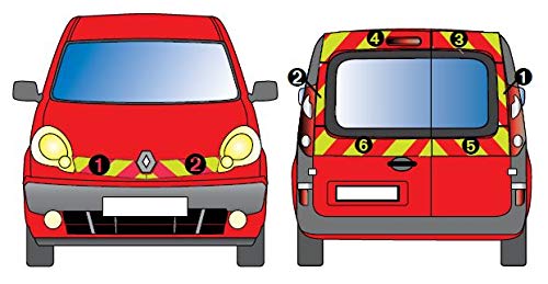 Kit balisage 3M pour Renault Kangoo protection des interventions