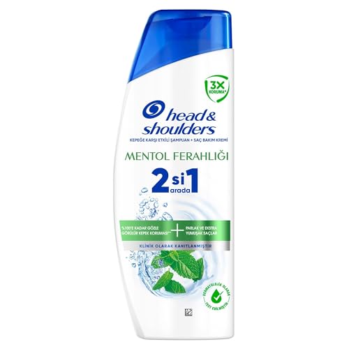 Mentol Ferahlığı 2'si 1 Arada Kepeğe Karşı Etkili Şampuan 300 ml