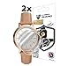 IPG for Fossil Q Women's Neely Screen Protector (2X) Invisible Ultra HD Clear Film Anti Scratch Skin Guard - Smooth/Self-Healing/Bubble -Free by