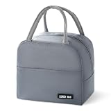 【Grande capacité】Dimensions : 23 x 11 x 18 cm. Le sac à lunch est doté d'une grande poche avant pour ranger smartphones, couverts, etc. La profondeur du sac permet de ranger facilement boîtes à lunch, canettes, sandwichs, fruits et collations.