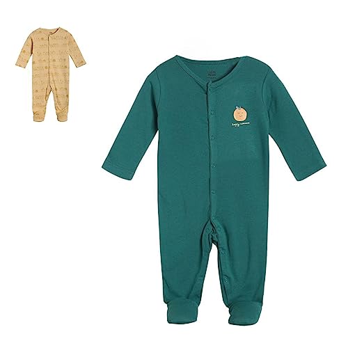 Image of miniklub Infants Boys Pack of 2 Pure Cotton Sleepsuits