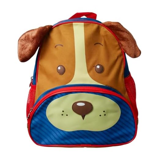 Mochila De Costas Infantil Clio Pets Orelinhas Cachorro (Vermelho)