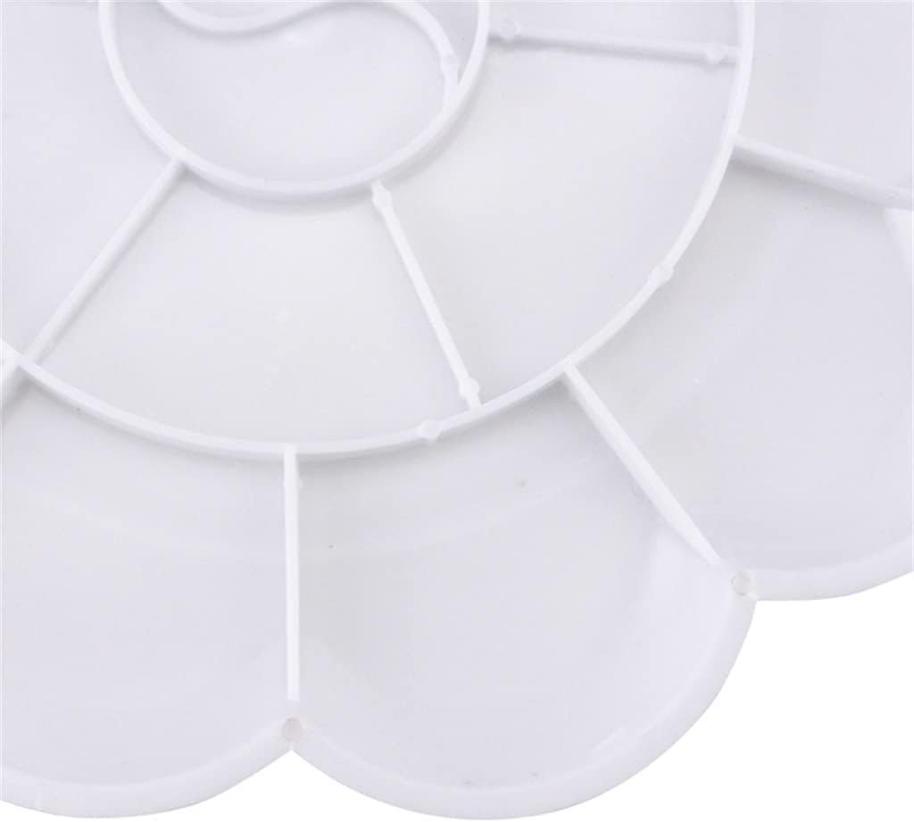5pcs 18Well Watercolor Plastic Oil Painting Tray Mixing Palette Artist Drawing