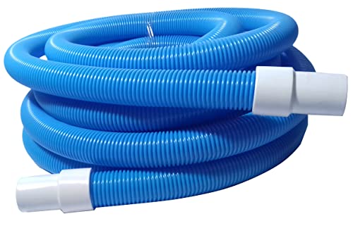MUMA Tubo ASPIRAFANGO Pulizia Piscina da 12/15/20/30 MT - 38mm Galleggiante con terminali (15 metri)