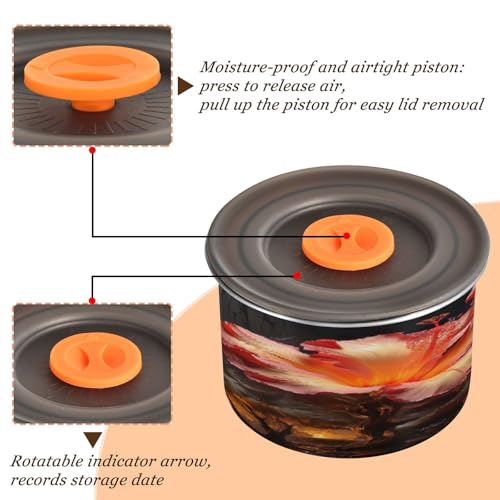 Recipiente Hermético de Acero Inoxidable para Café 900ml miniatura 3