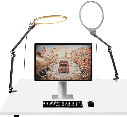 NEEWER BASICS 2 Pack 10.5" Streaming Key Lighting, 3000-6500K 15W...
