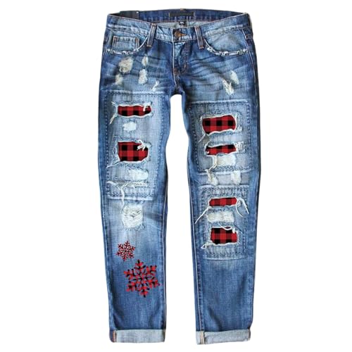 Jean stretch pour femme à coupe large confortable au quotidien