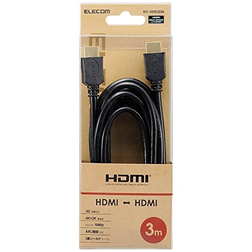 ORIGINAL BASIC 3.0m �C�[�T�l�b�g�Ή� Ver1.4HDMI�P�[�u���iHDMI��HDMI�j BIC-HDMI30BK
