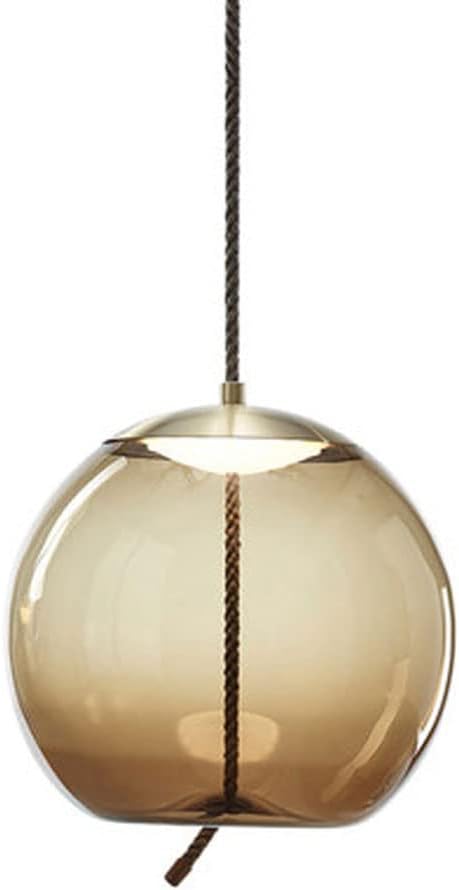 ZYMEN Nordic Lampen Moderne Creatieve Persoonlijkheid Eetkamer Bar Tafel Hanglamp Groot Glas Thuis Restaurant Cafe Kroonluchter Koper Verstelbaar Opknoping Draad Enkele Kop Drop Light Commemoration Day