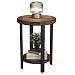 Alaterre AZMBA1520 Sonoma Rustic Natural Round End Table, Brown