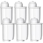 Mutital 6 Pieces Water Filter for Siemens® EQ Series, EQ3/EQ6/EQ9, EQ500, S700, 3200 Water Filter Coffee Machine for Bosch® TCZ7003, TCZ7033, for Brita® Intenza 57549 (6)