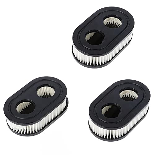 LbsAMP 3 Piezas Filtro de aire para Briggs & Stratton 798452 y 5432 Piezas del Motor Filtro de Aire para 593260 Cortacésped con Operador a Pie Reemplazo 798339 593260 09p0000ER Motor 4247 5432K