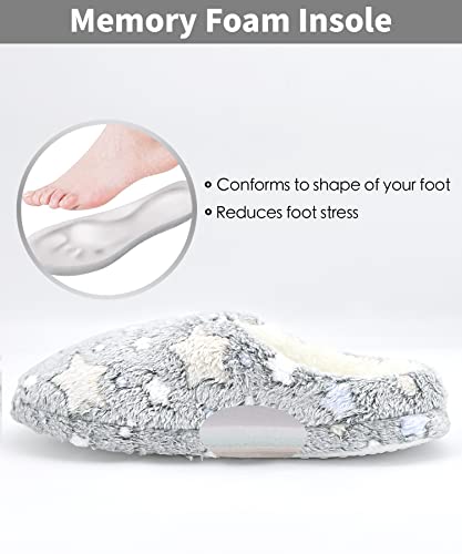 Panda Bros Women's Memory Foam Slippers Comfort Plush Fleece Lined House Shoes for Indoor & Outdoor3