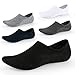 No Show Socks for Men-Low Cut with Non Slip Grip-Invisible Socks for Boat Shoes Sneakers Size7-11 5 Pairs SEESILY